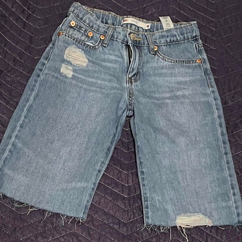 Levi-s Women's Blue and Navy Shorts